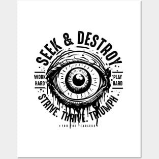 Seek & Destroy Posters and Art